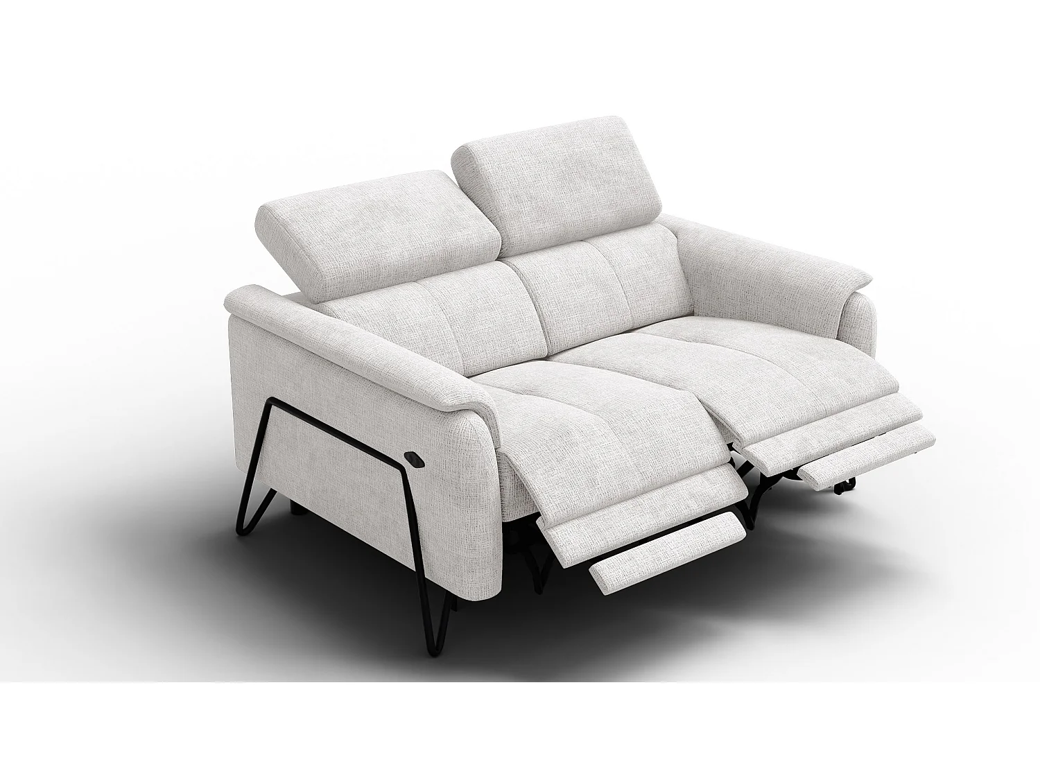 Relaxsofa 2-Sitzer RODEN, creme