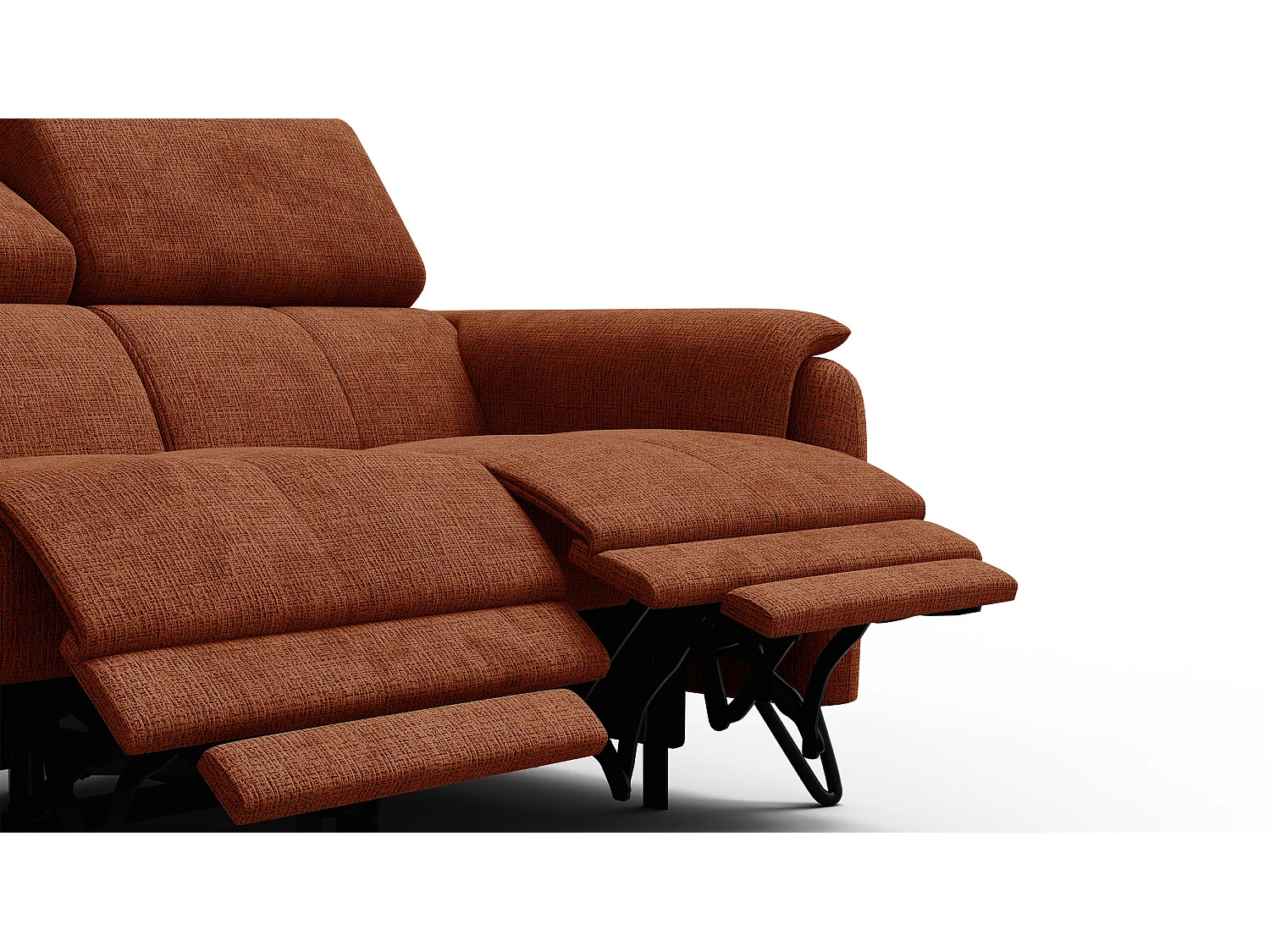 Relaxsofa 2-Sitzer RODEN, rostrot