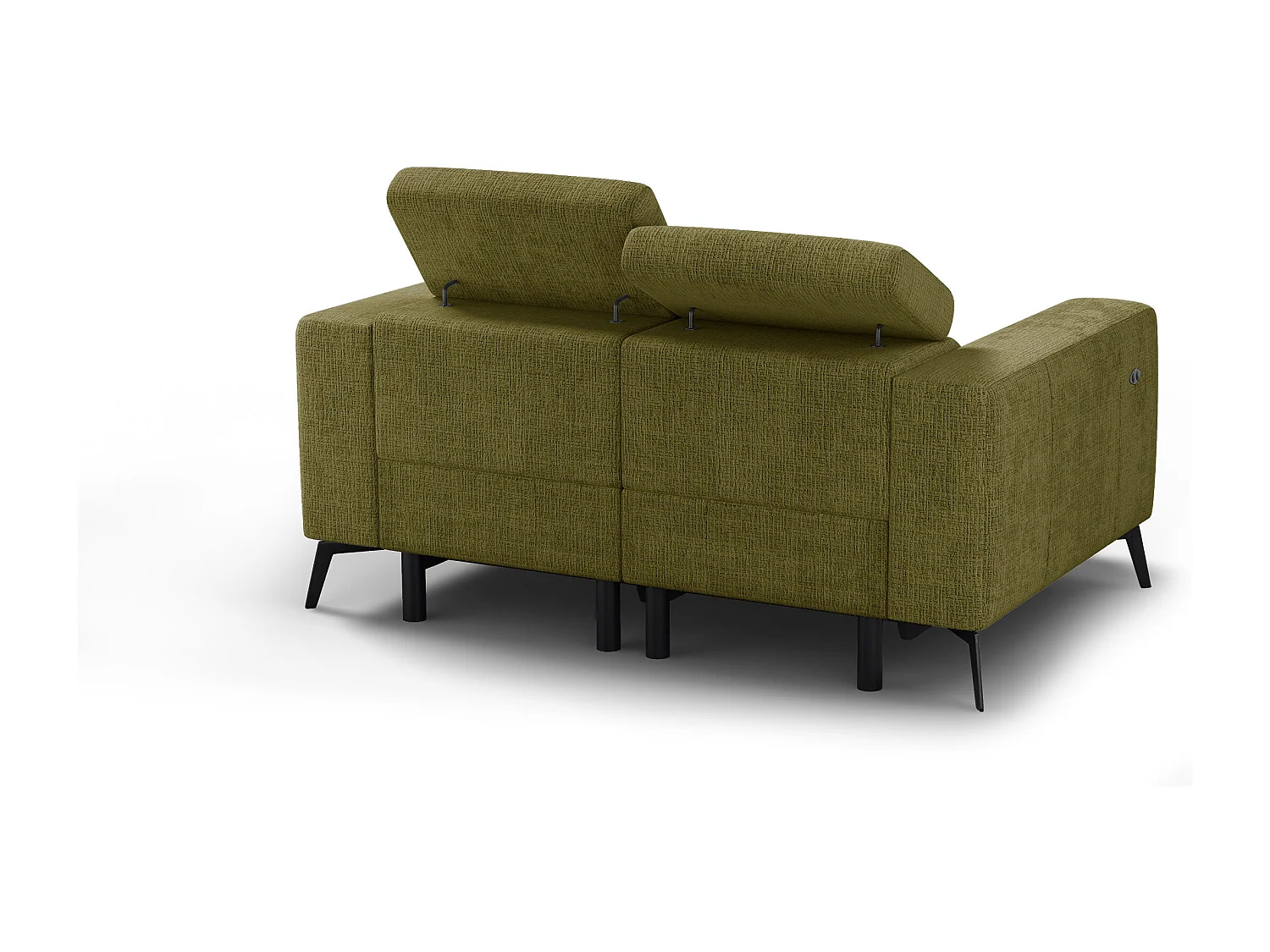 Relaxsofa 2-Sitzer MORELLO, olive, 2 x Relax Zero Gravity