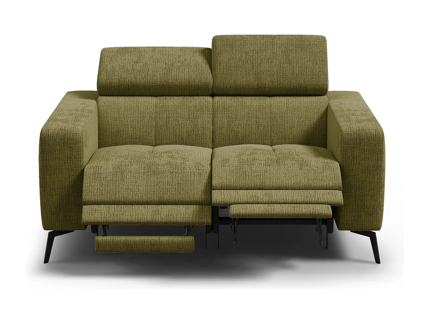 Relaxsofa 2-Sitzer MORELLO, olive, 2 x Relax Zero Gravity