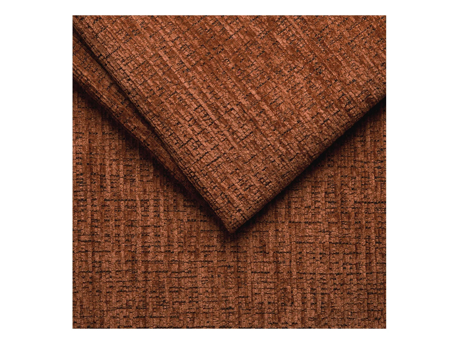 Canapé d'angle 4 places MORELLO avec 1 x Relax Zero Gravity, tissu orange foncé