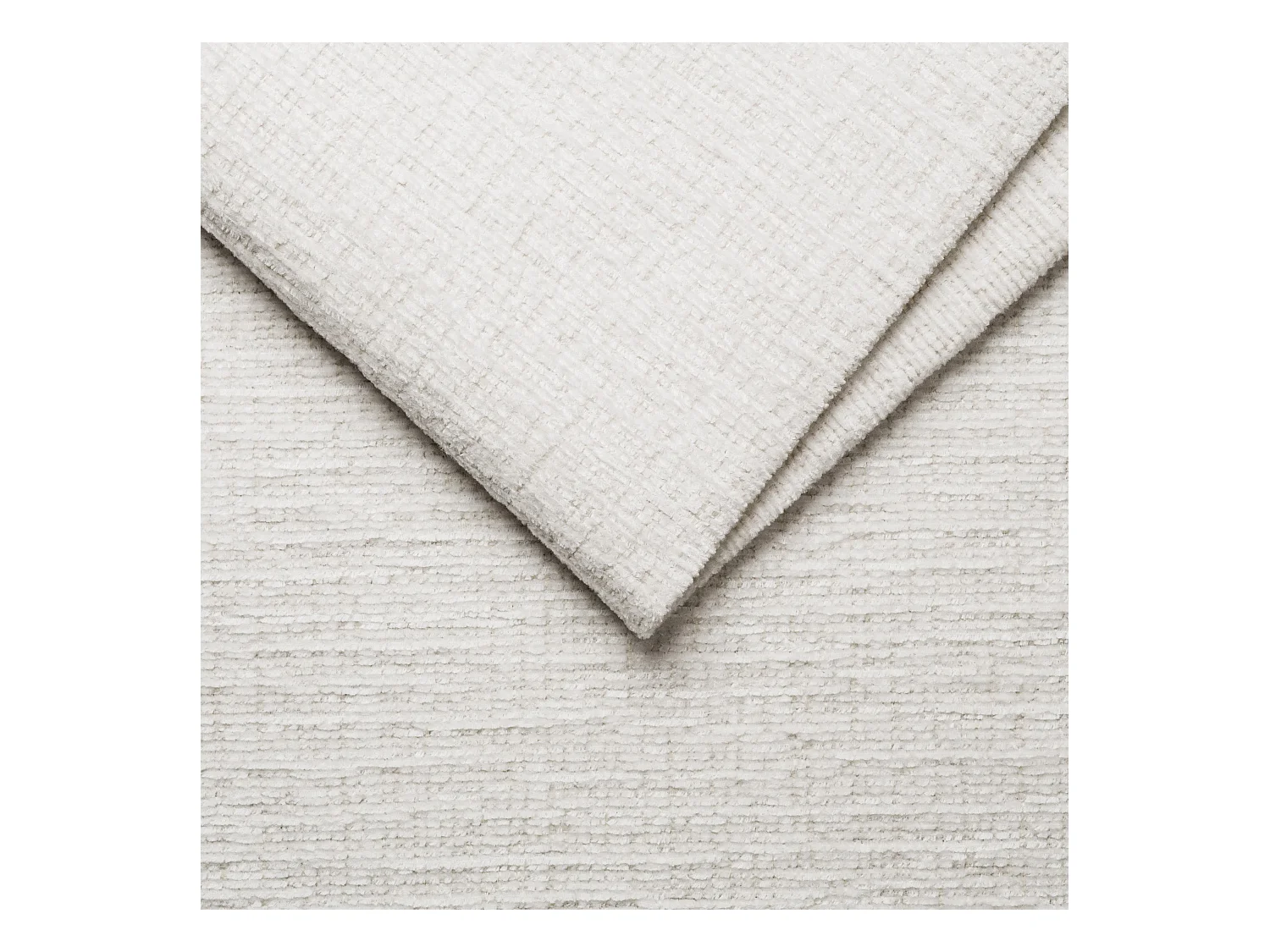 Canapé d'angle 5 places MORELLO avec 1 x Relax Zero Gravity, tissu crème