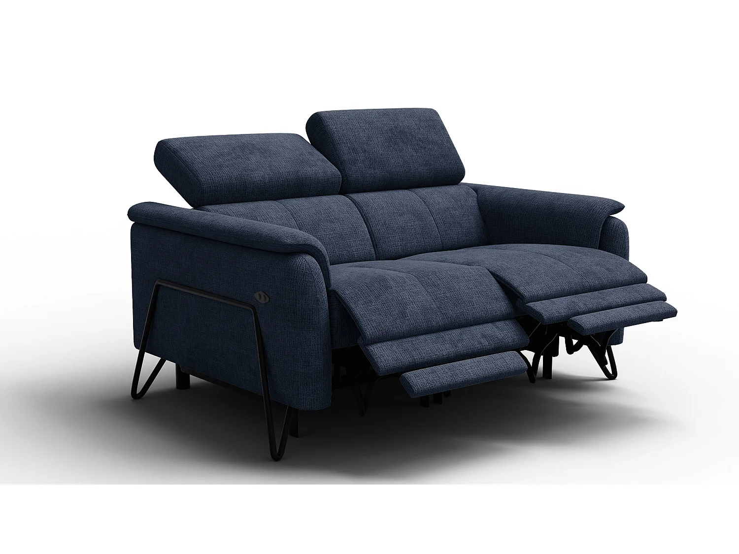Relaxsofa 2-Sitzer RODEN, marineblau