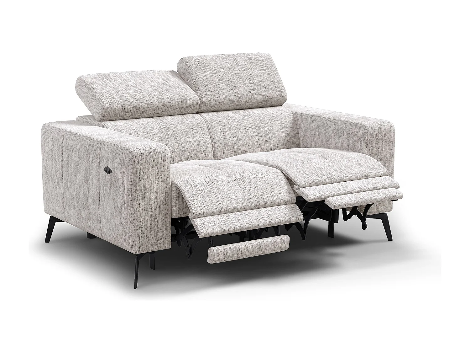 Relaxsofa 2-Sitzer MORELLO, creme, 2 x Relax Zero Gravity