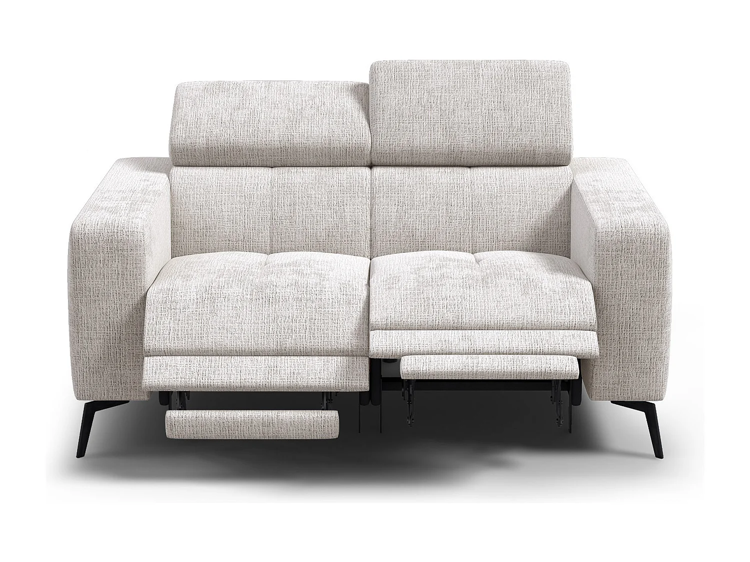 Relaxsofa 2-Sitzer MORELLO, creme, 2 x Relax Zero Gravity