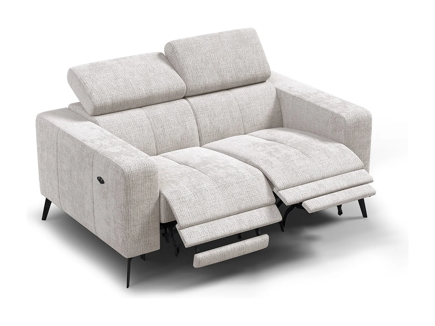 Relaxsofa 2-Sitzer MORELLO, creme, 2 x Relax Zero Gravity