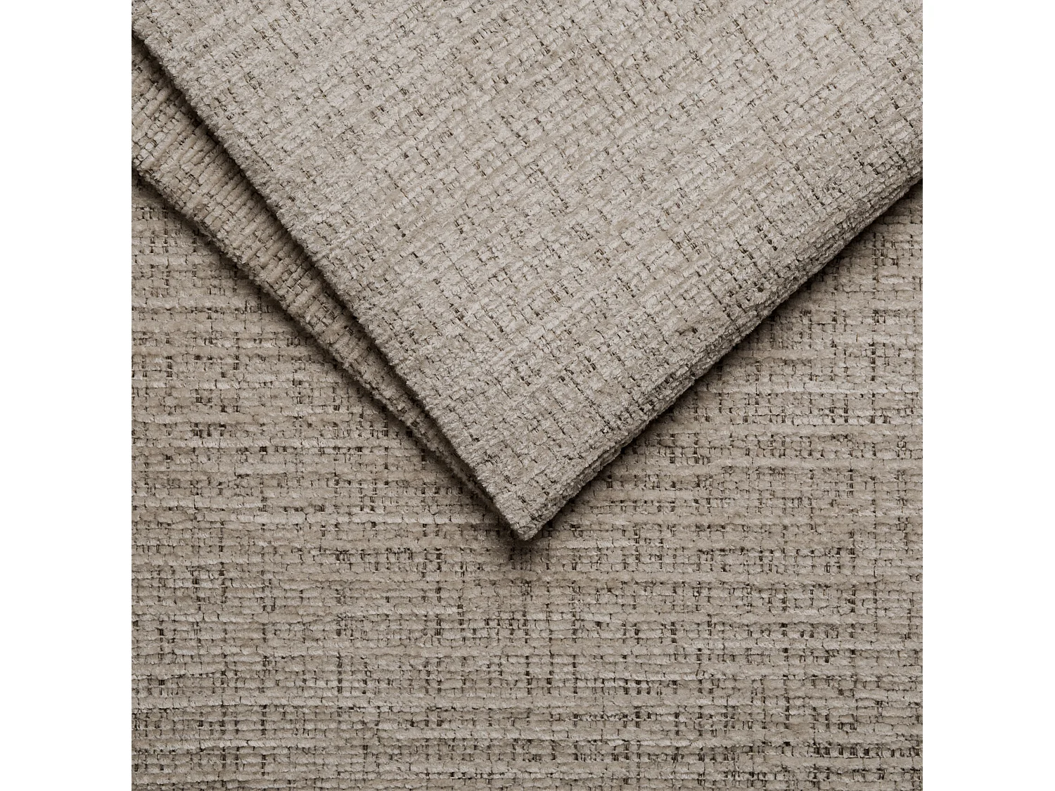 Canapé d'angle 4 places MORELLO avec 1 x Relax Zero Gravity, tissu beige