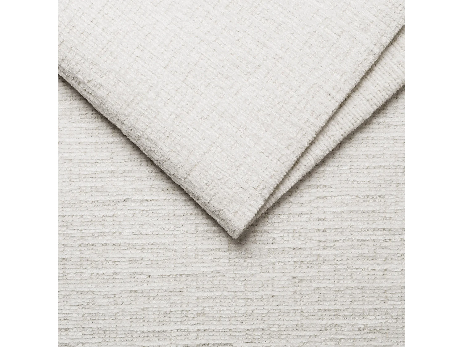 Canapé d'angle 4 places MORELLO avec 1 x Relax Zero Gravity, tissu crème