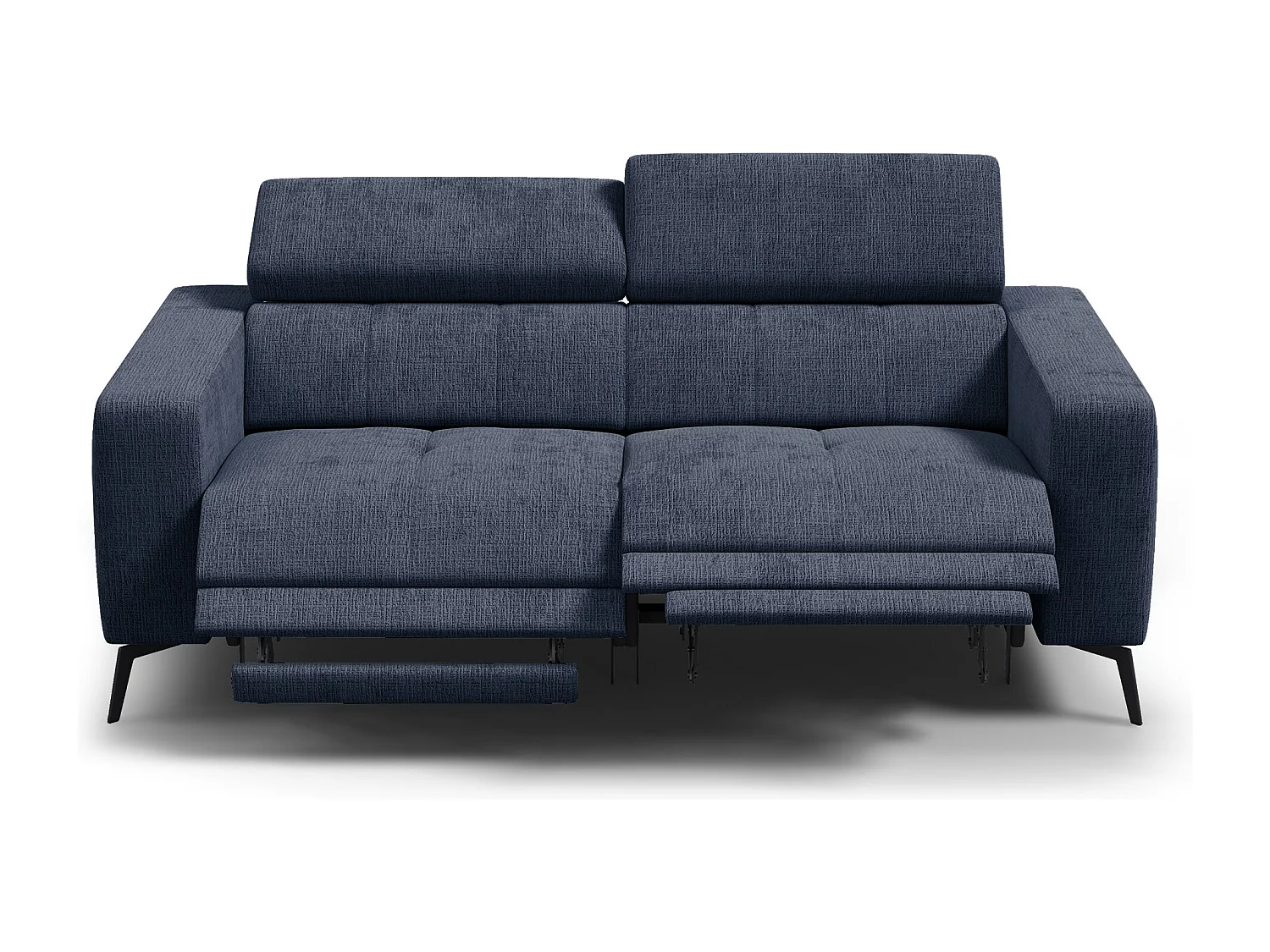 Relaxsofa 3-Sitzer MORELLO, marineblau, 2 x Relax Zero Gravity
