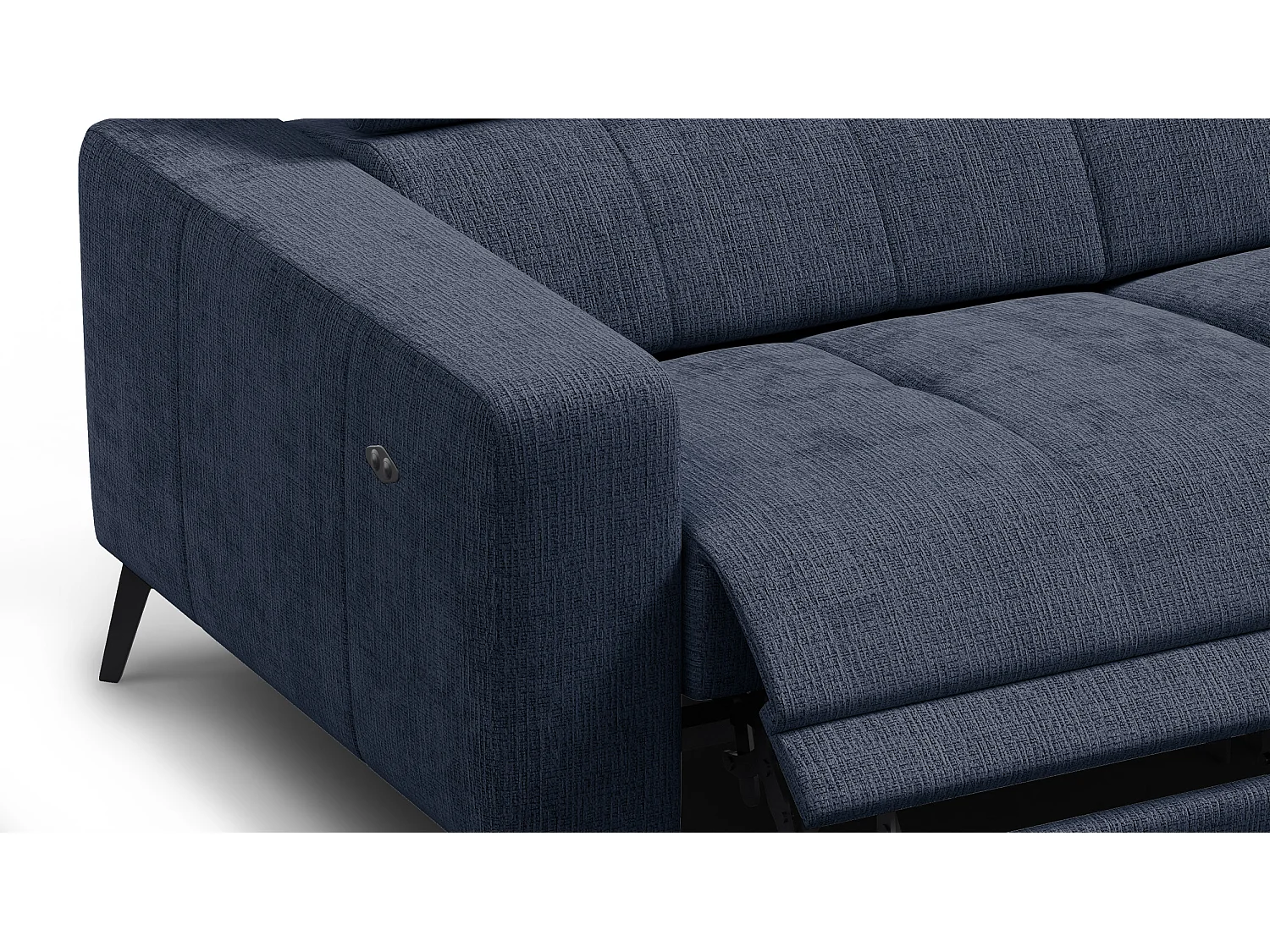 Relaxsofa 3-Sitzer MORELLO, marineblau, 2 x Relax Zero Gravity