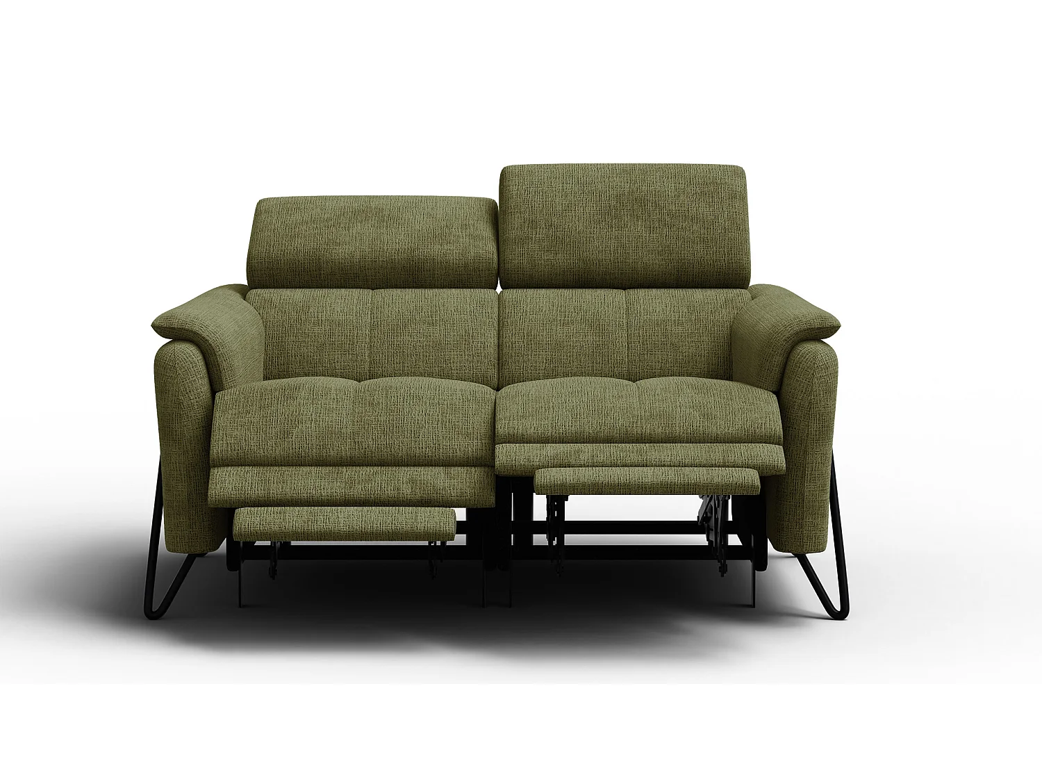 Relaxsofa 2-Sitzer RODEN, olive