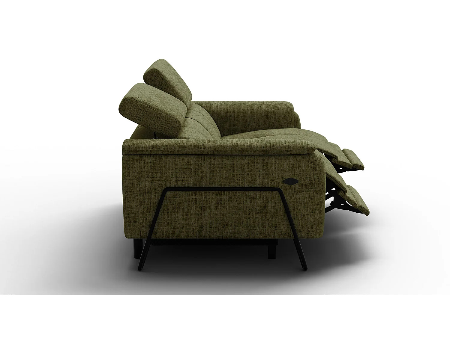 Relaxsofa 2-Sitzer RODEN, olive