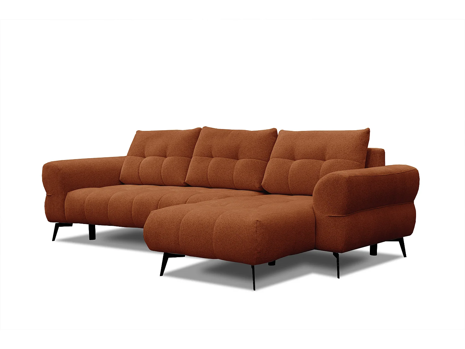 Ecksofa 4-Sitzer SALVINI, orange