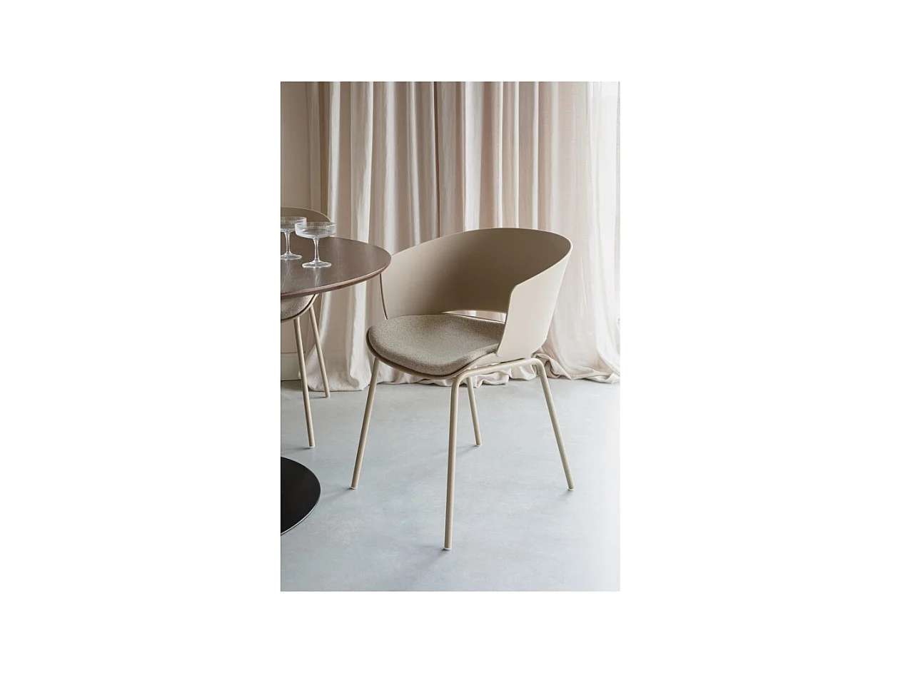 Lot de 4 chaises avec accoudoirs - Jessica