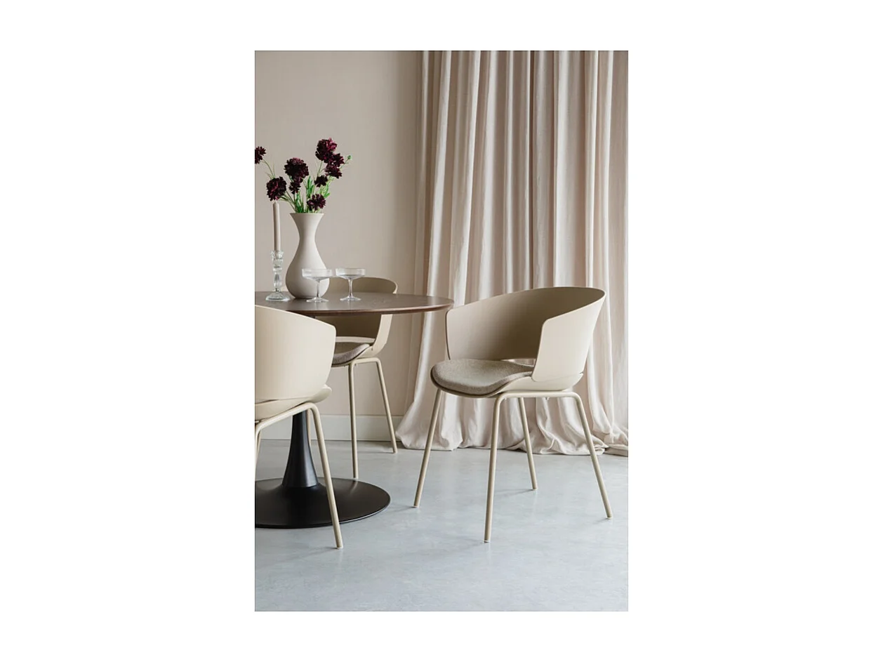 Lot de 4 chaises avec accoudoirs - Jessica