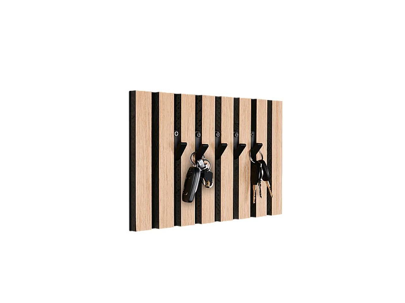 Porte-clés mural, 5 crochets GRACE