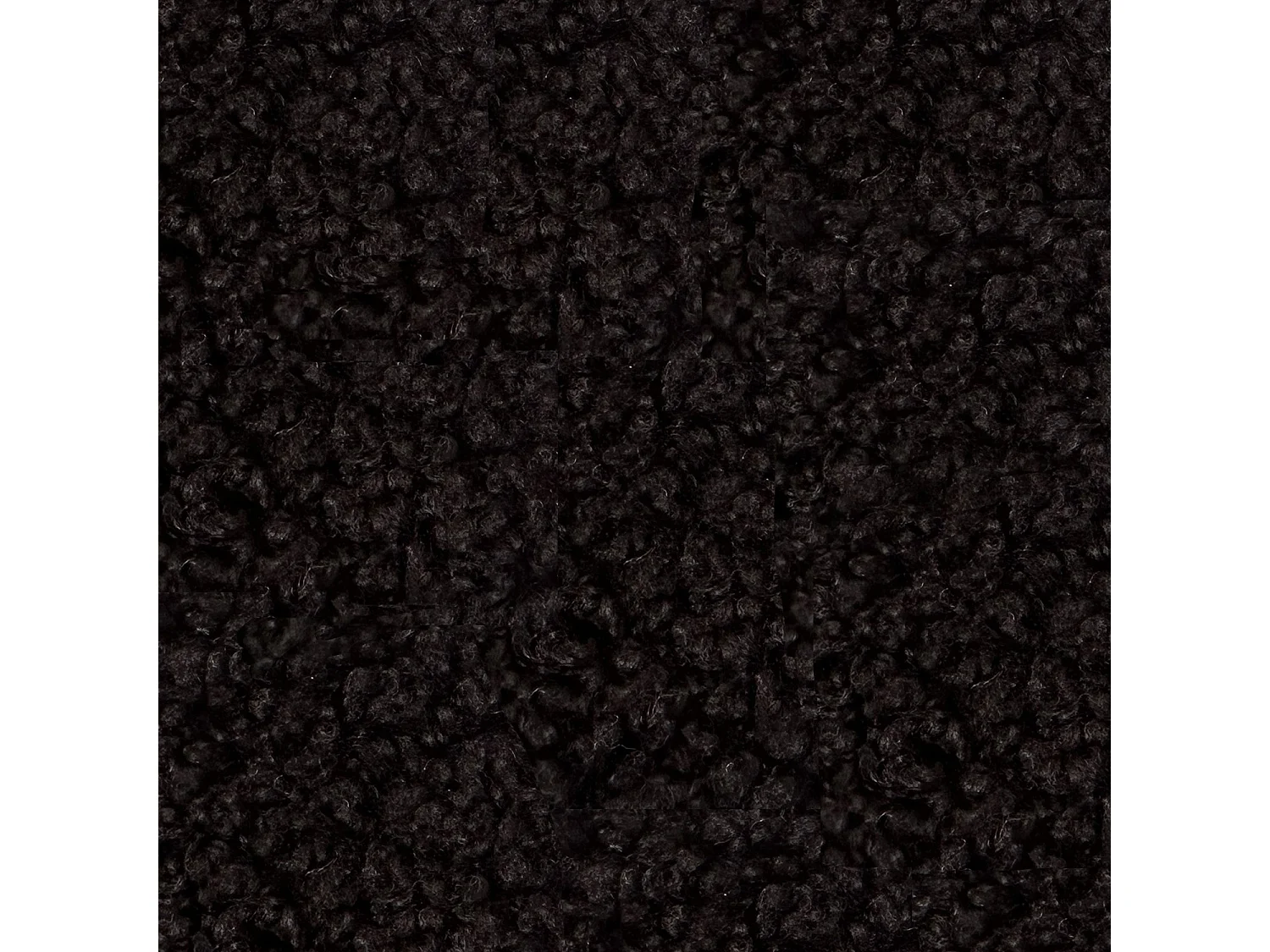 Canapé d'angle gauche convertible Marius bouclette Noir