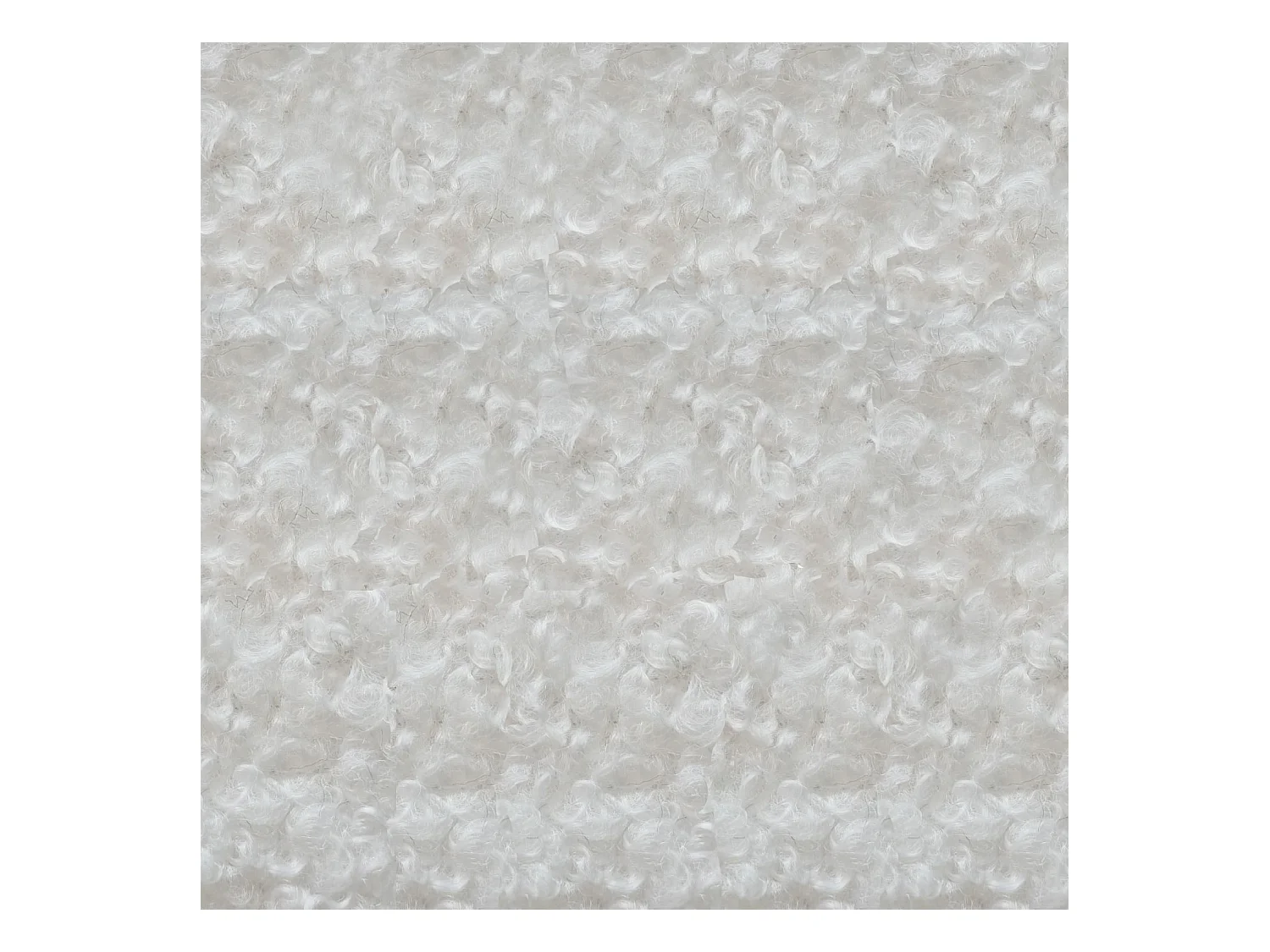 Canapé d'angle gauche convertible Marius bouclette Blanc