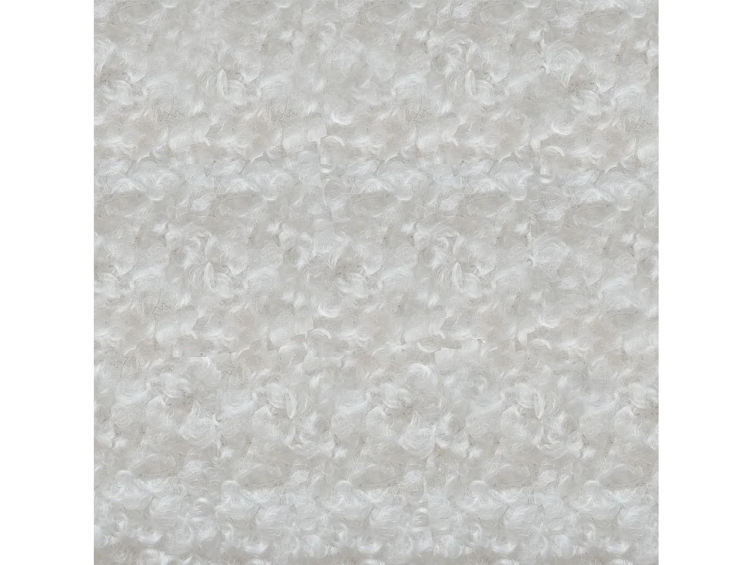 Canapé d'angle gauche convertible Marius bouclette Blanc