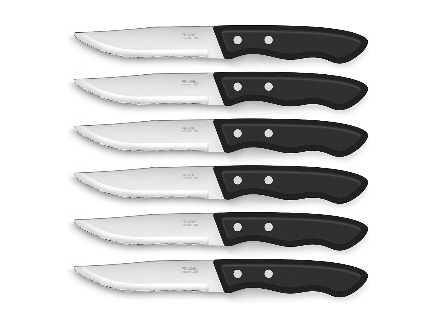 Trappeur - Set 6 couteaux steak XXL