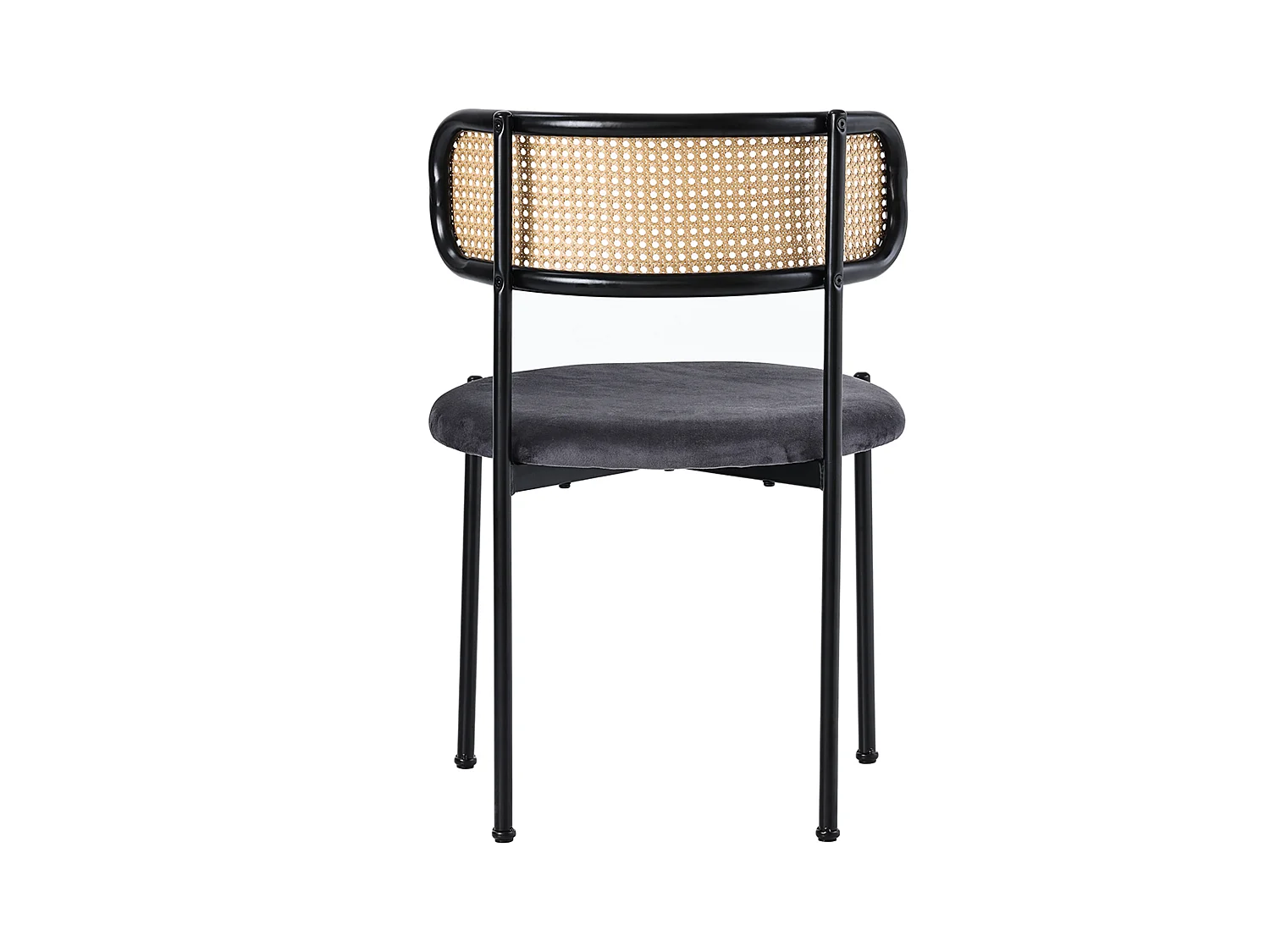 Ensemble table et 2 chaises - table à manger 80x80x75 cm - plateau en verre trempé - argent + gris