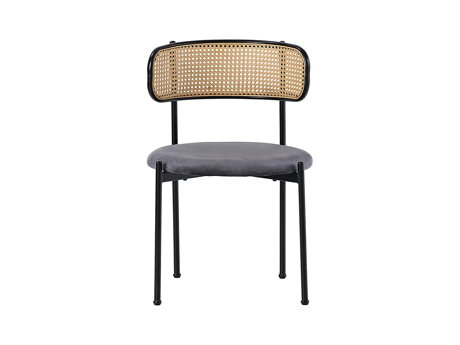 Ensemble table et 2 chaises - table à manger 80x80x75 cm - plateau en verre trempé - argent + gris