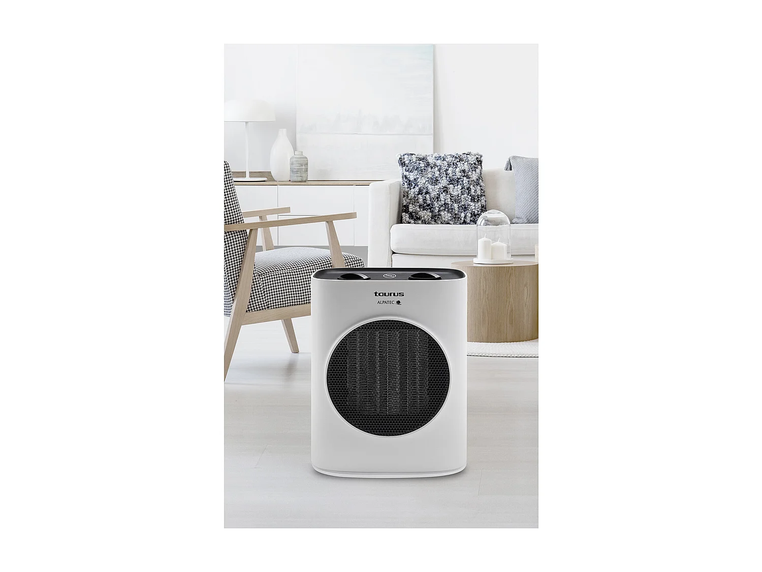 Calefactor cerámico Taurus Tropicano 7CR 1500W oscilante 20 m² blanco