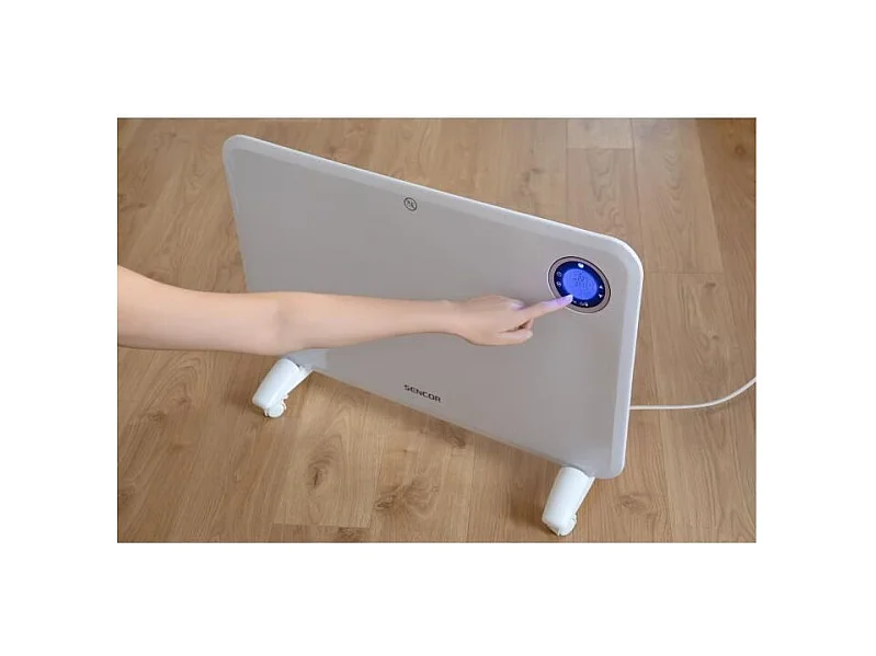 Convecteur électrique - SENCOR - SCF 3200WH - 1500 W - 2 niveaux de chauffage - Blanc