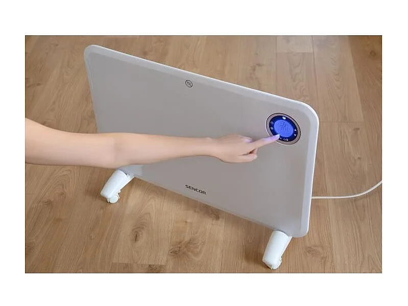 Convecteur électrique - SENCOR - SCF 3200WH - 1500 W - 2 niveaux de chauffage - Blanc