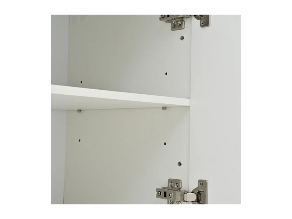 Kommode mit 3 Schubladen,2 Türen, Hochglanz Beistellschrank mit LED-Lichtleiste,Sideboard mit Stauraum,für Flure, Wohnzimmer 140*40*65cm