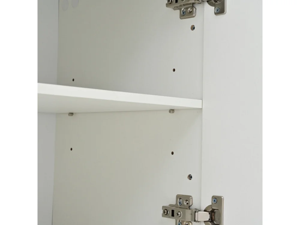 Kommode mit 3 Schubladen,2 Türen, Hochglanz Beistellschrank mit LED-Lichtleiste,Sideboard mit Stauraum,für Flure, Wohnzimmer 140*40*65cm