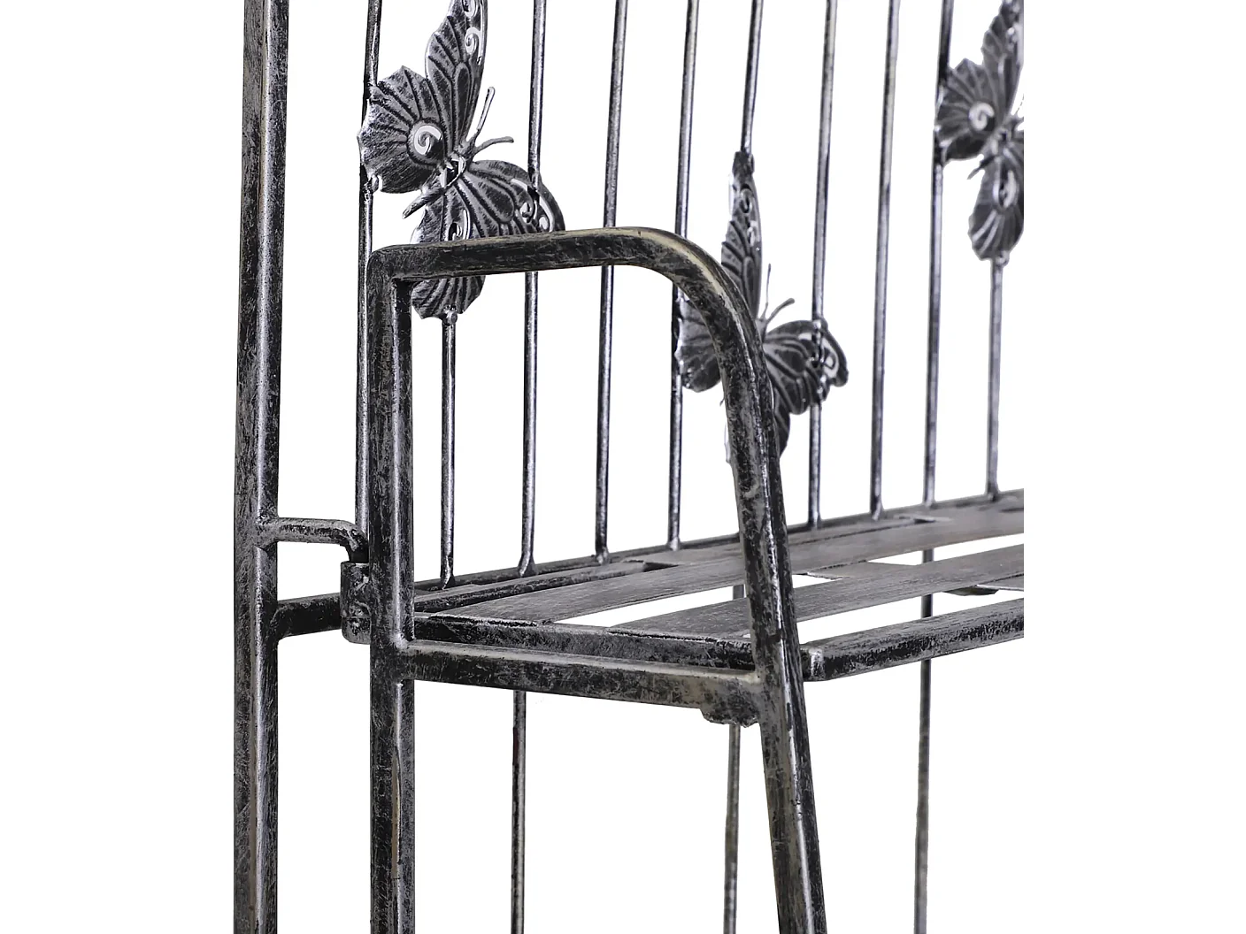 Pflanzregal, Pflanzenständer Blumenregal, Blumenständer Blumentreppe Gartenregal 3 Ebenen 44 x 25 x 96 cm