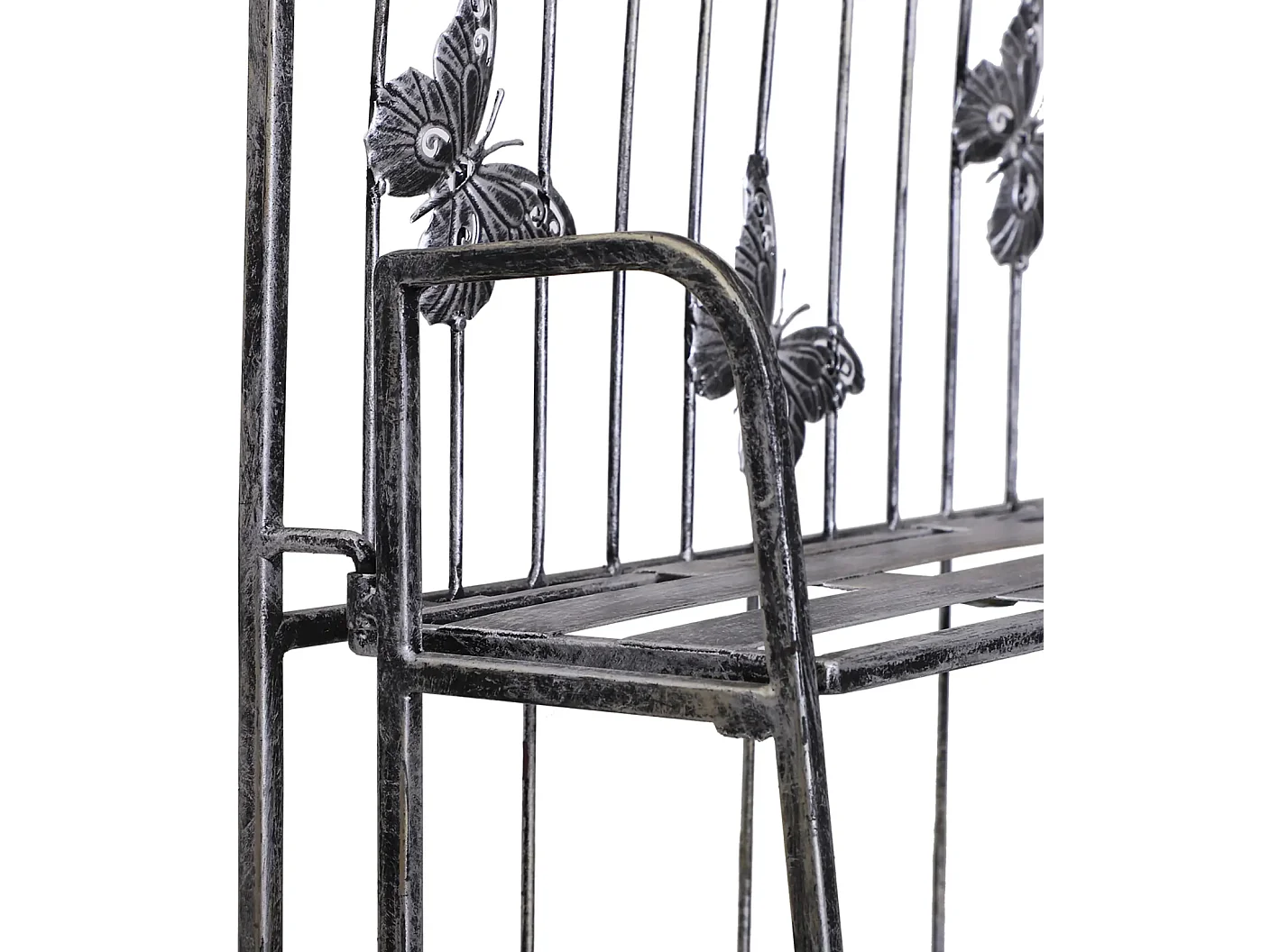 Pflanzregal, Pflanzenständer Blumenregal, Blumenständer Blumentreppe Gartenregal 3 Ebenen 44 x 25 x 96 cm