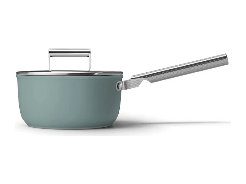 Smeg Casseroles vert émeraude mat 20cm + couvercle - SPF2012EGM