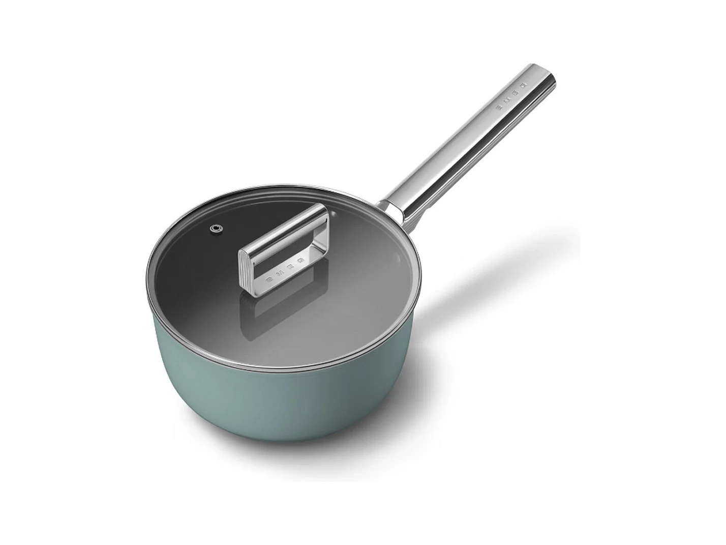 Smeg Casseroles vert émeraude mat 20cm + couvercle - SPF2012EGM