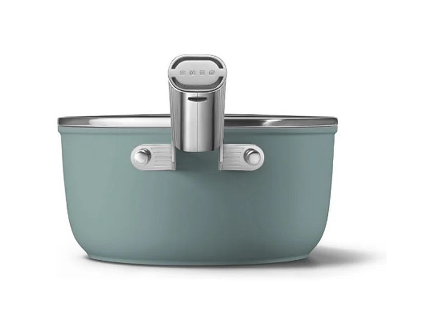 Smeg Casseroles vert émeraude mat 20cm + couvercle - SPF2012EGM