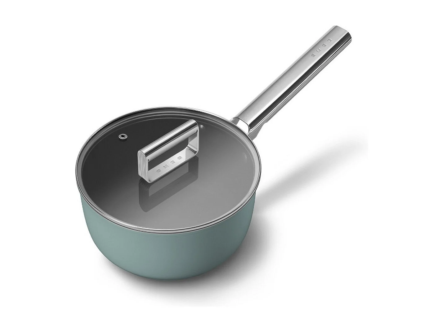 Smeg Casserole vert émeraude mat 20cm + couvercle - SPF2012EGM
