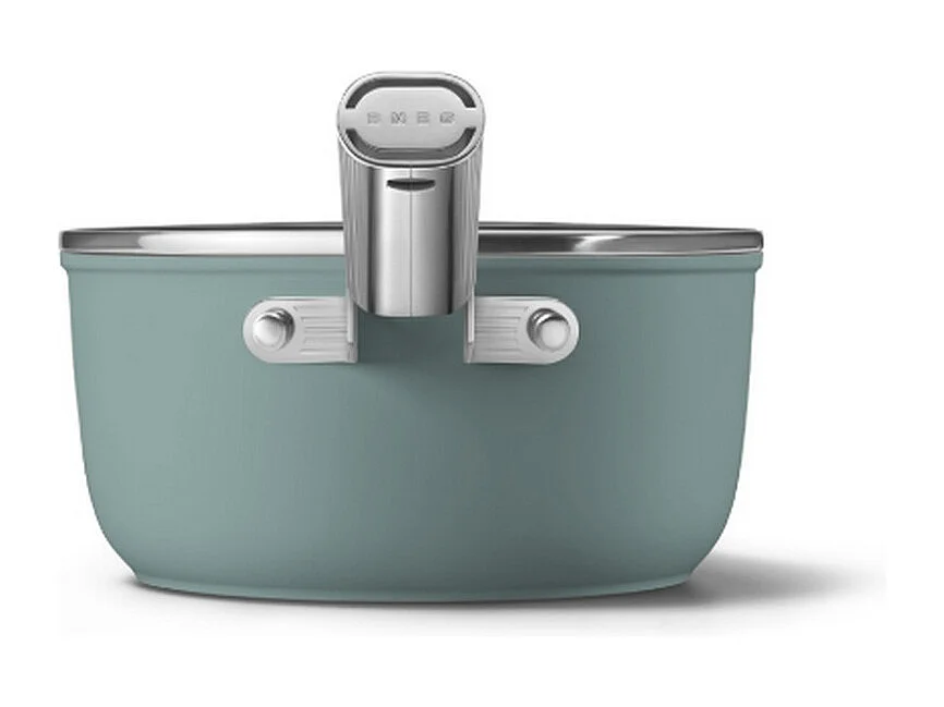 Smeg Casserole vert émeraude mat 20cm + couvercle - SPF2012EGM