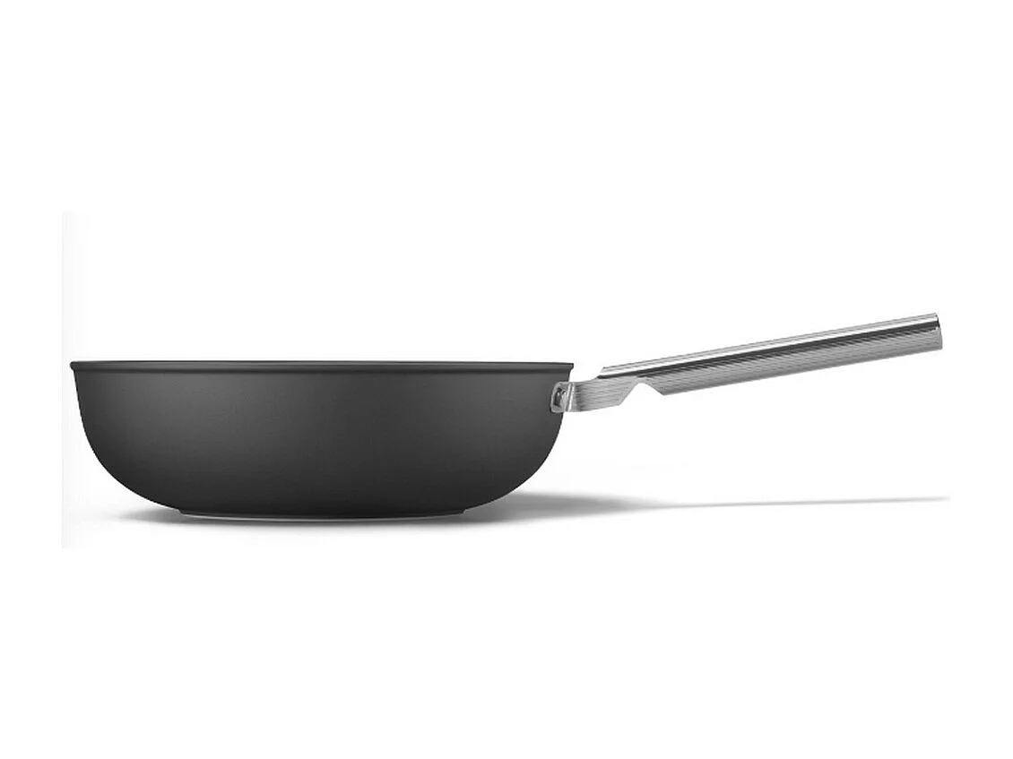 Smeg Poêle wok 30cm noir mat - WOF3002BLM