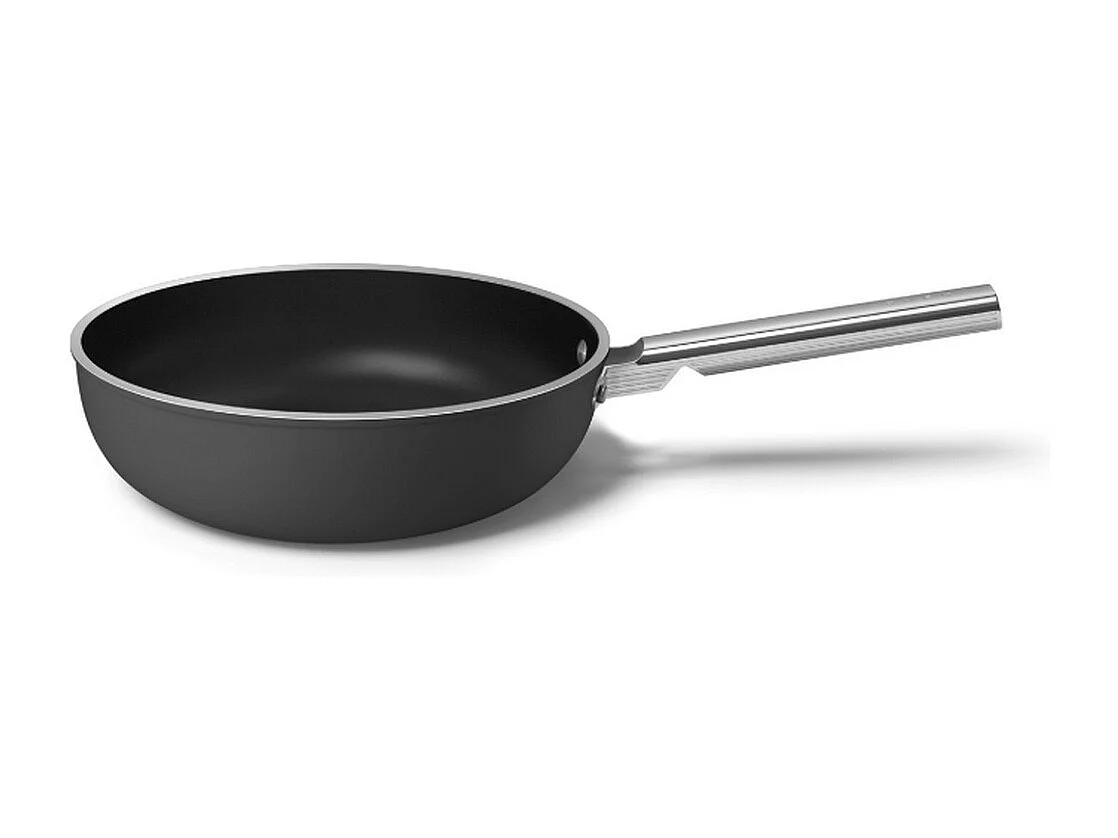 Smeg Poêle wok 30cm noir mat - WOF3002BLM