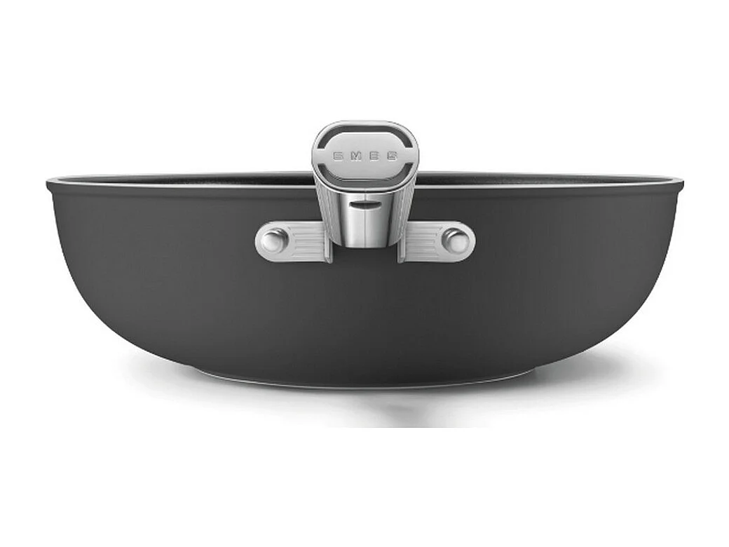 Smeg Poêle wok 30cm noir mat - WOF3002BLM