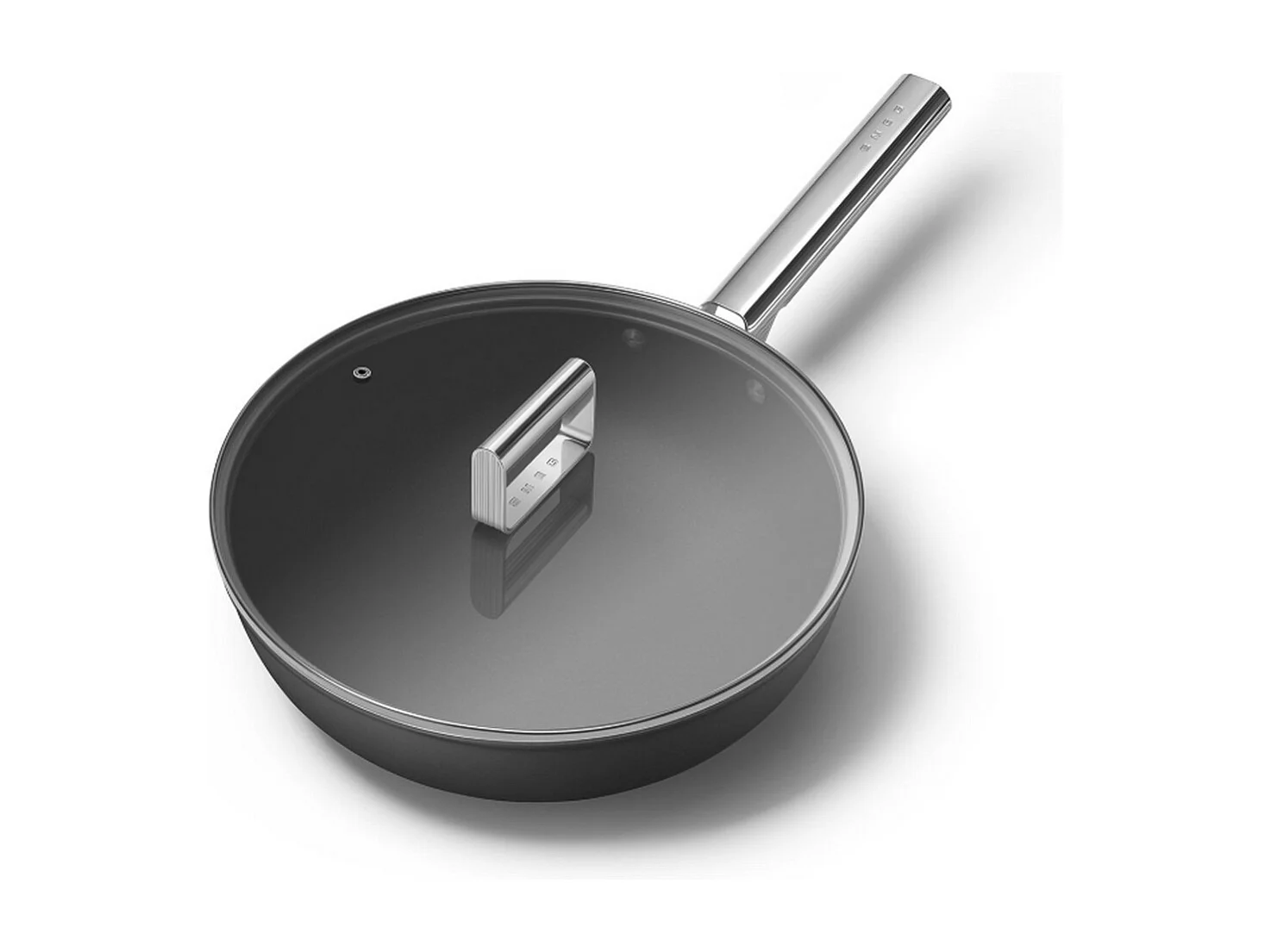 Smeg Poêle wok 30cm noir mat - WOF3002BLM