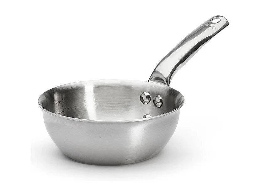 De Buyer Sauteuse bombée 16cm inox sans couvercle - 3603.16