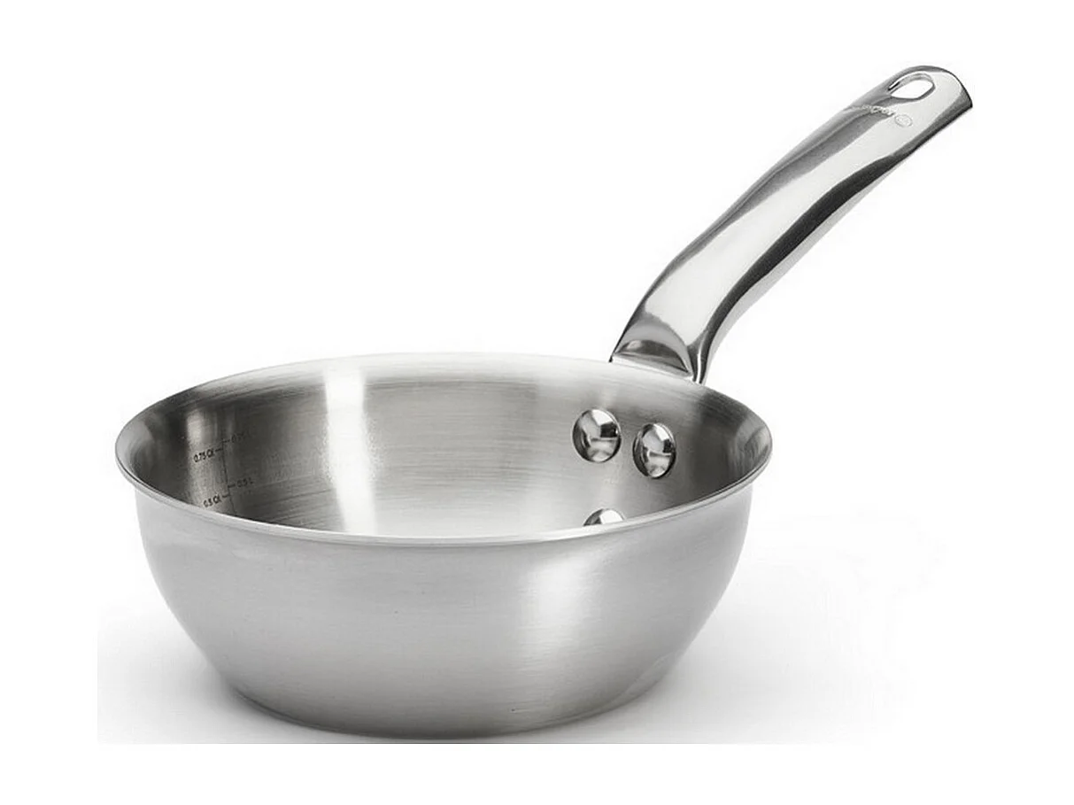 De Buyer Sauteuse bombée 16cm inox sans couvercle - 3603.16