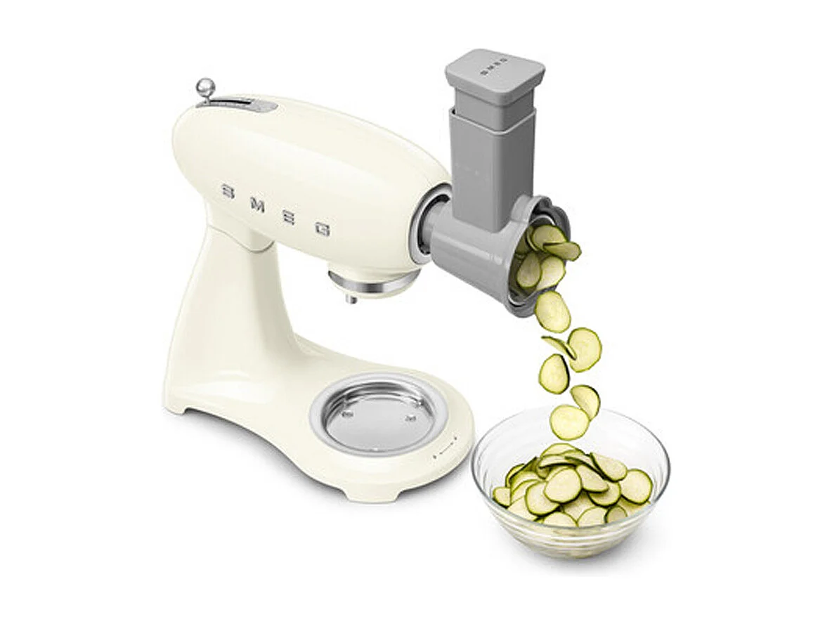 Smeg Robot pâtissier multifonctions 4.8l 1000w crème - SMF05CREU