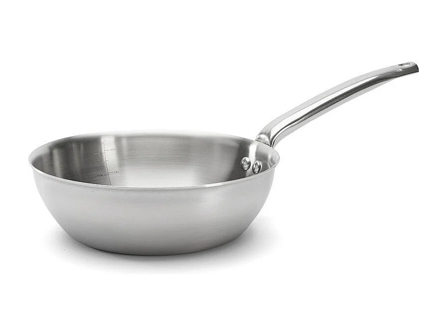 De Buyer Sauteuse inox 24cm sans couvercle - 3603.24
