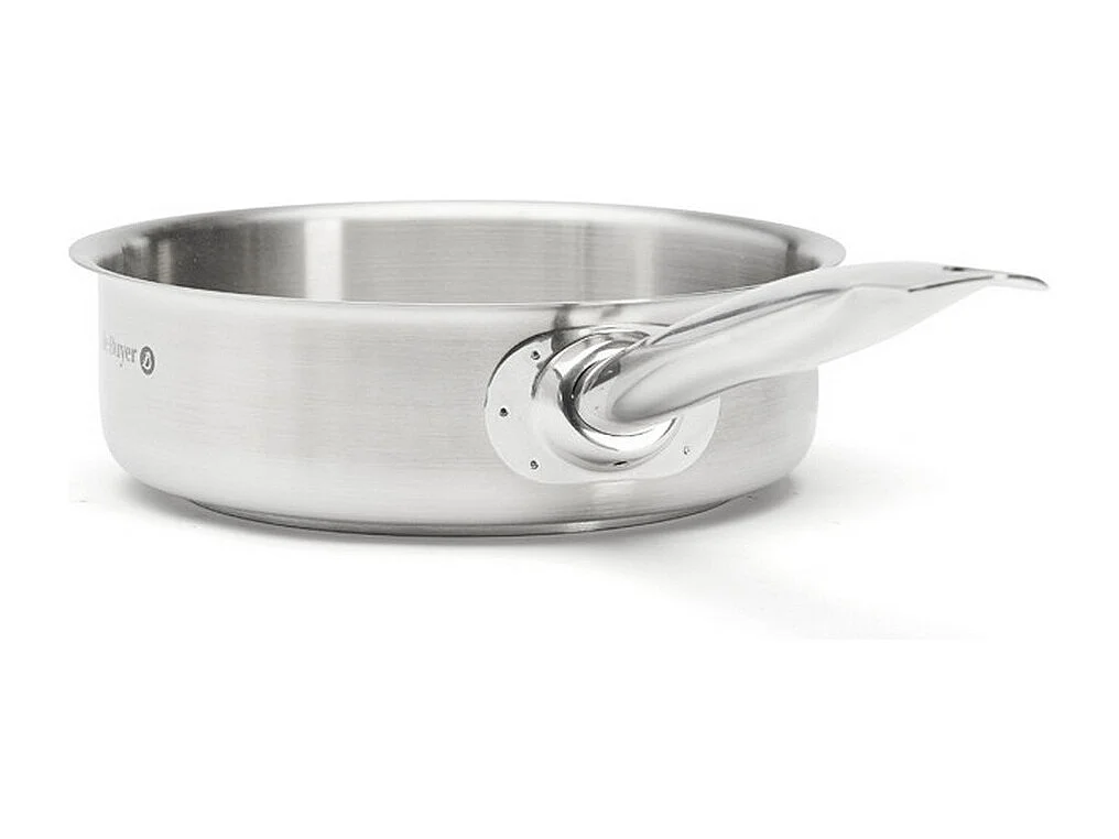 De Buyer Sauteuse 24cm inox sans couvercle - 3502.24
