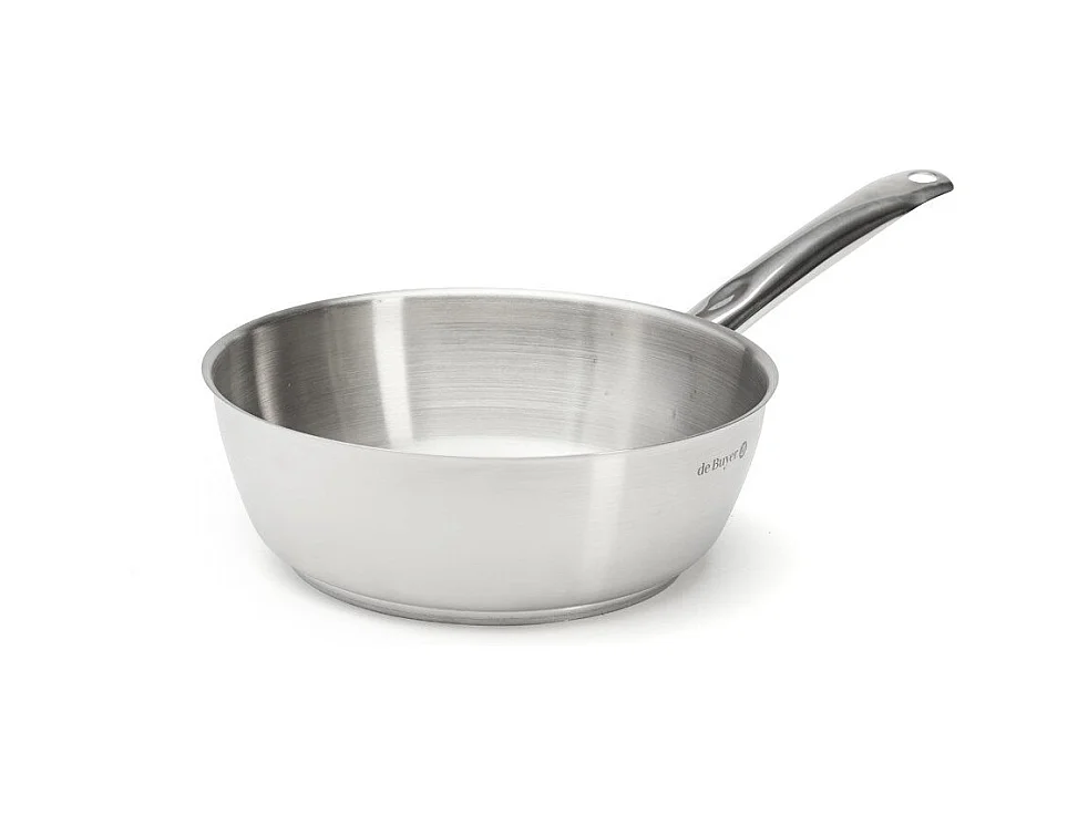 De Buyer Sauteuse inox 24cm sans couvercle - 3503.24