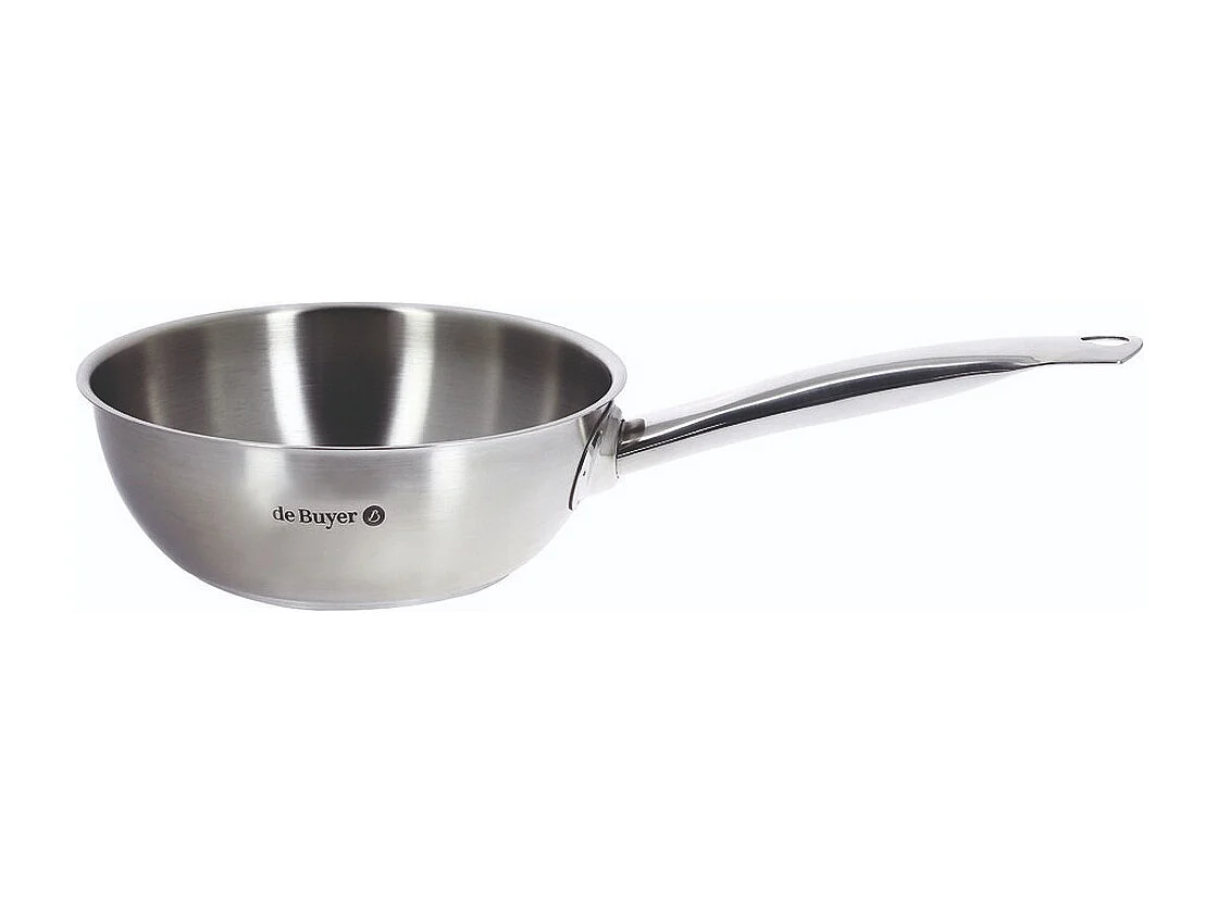 De Buyer Sauteuse inox 24cm sans couvercle - 3503.24