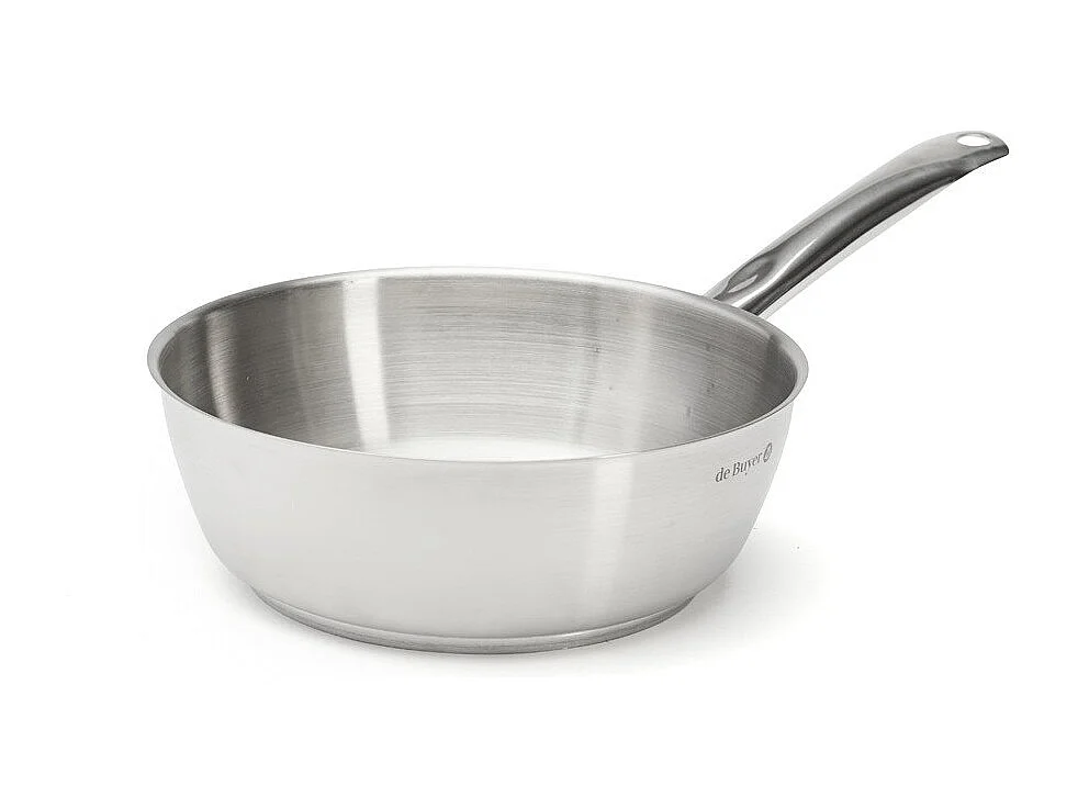 De Buyer Sauteuse inox 24cm sans couvercle - 3503.24